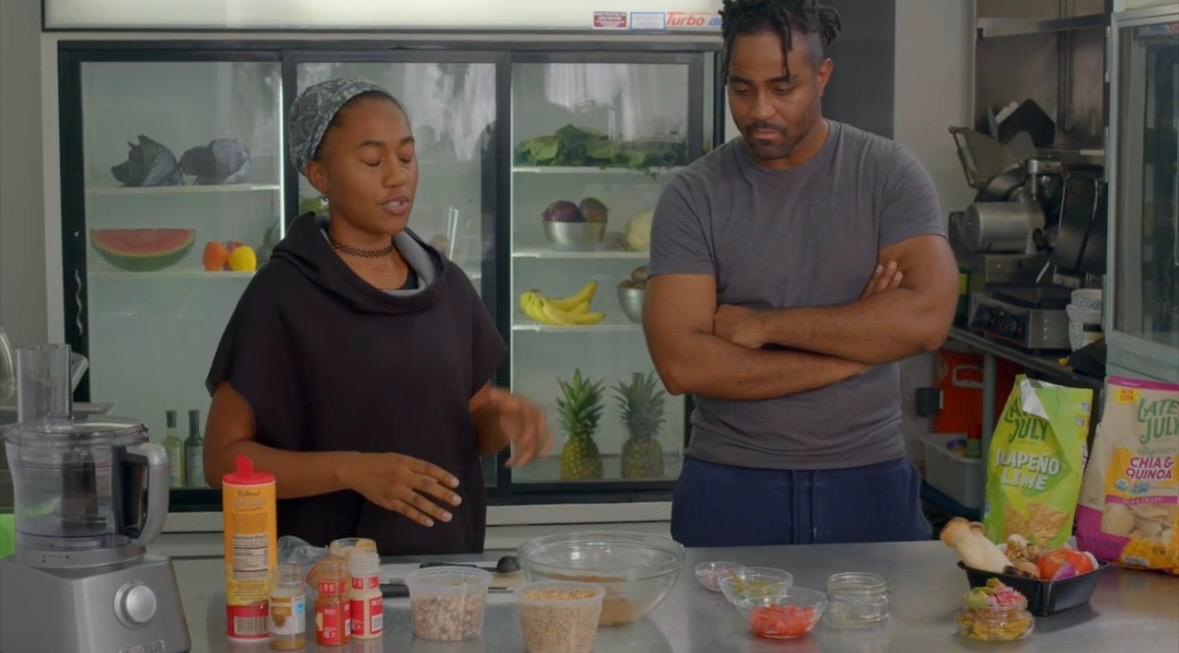 Cooking workshop demonstration